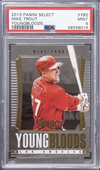 2013 Panini Select "Youngbloods" #YB2 Mike Trout - PSA MINT 9